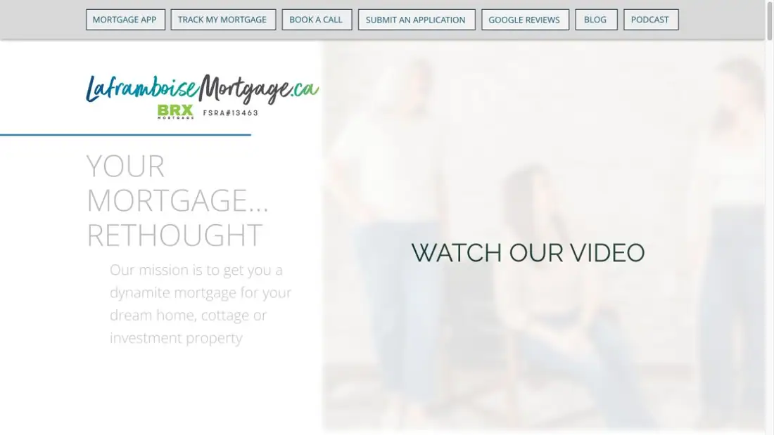 LaframboiseMortgage.ca website homepage preview